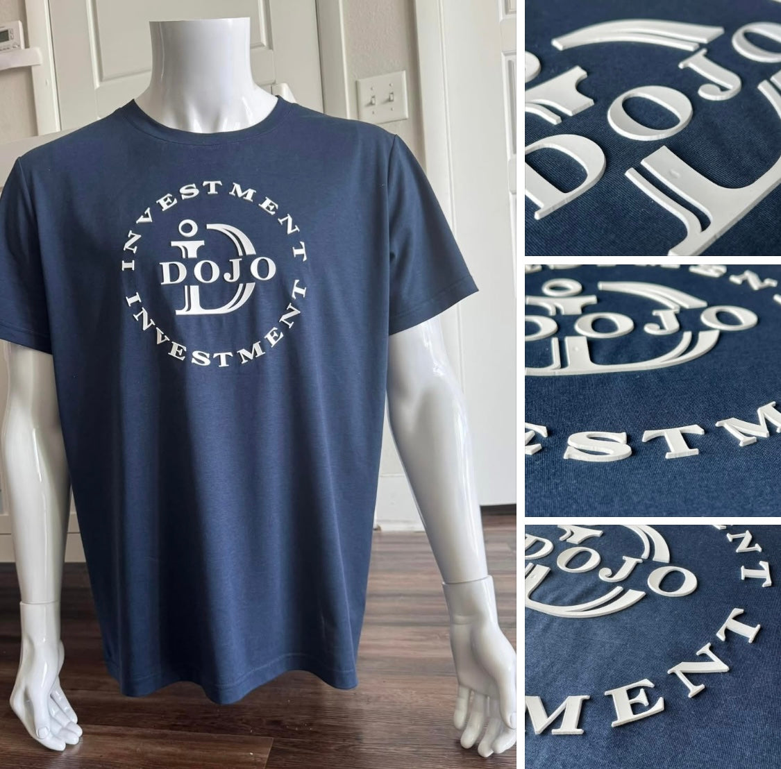 Buy The Dip Navy with White Embossed Logo